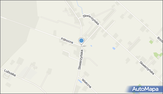 Karnin, Skwierzyńska, mapa Karnin