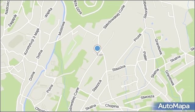 Karpacz, Skłodowskiej-Curie Marii, mapa Karpacz