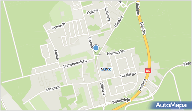 Katowice, Skwer Polskich Sprawiedliwych Wśród Narodów Świata, mapa Katowic