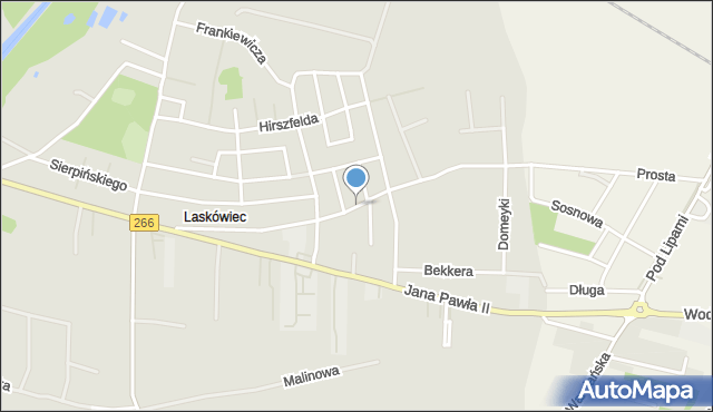 Konin, Skłodowskiej-Curie Marii, mapa Konina