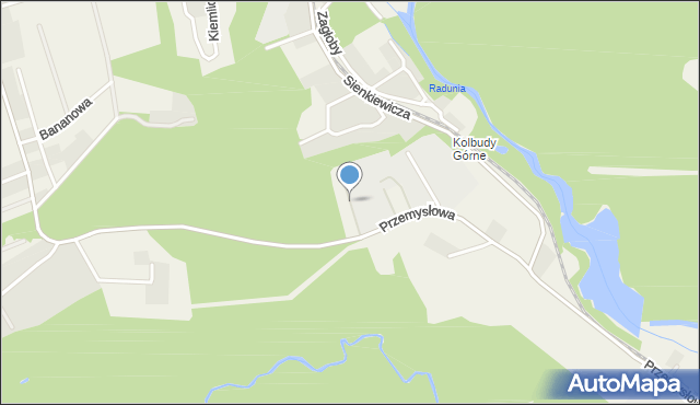 Łapino, Skrzetuskiego Jana, mapa Łapino