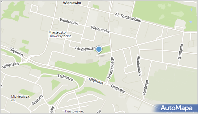 Lublin, Skwer Sprawiedliwych Wśród Narodów Świata, mapa Lublina