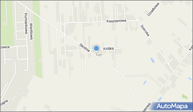 Nowy Krępiec, Skośna, mapa Nowy Krępiec