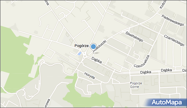 Pogórze gmina Kosakowo, Skargi Piotra, ks., mapa Pogórze gmina Kosakowo