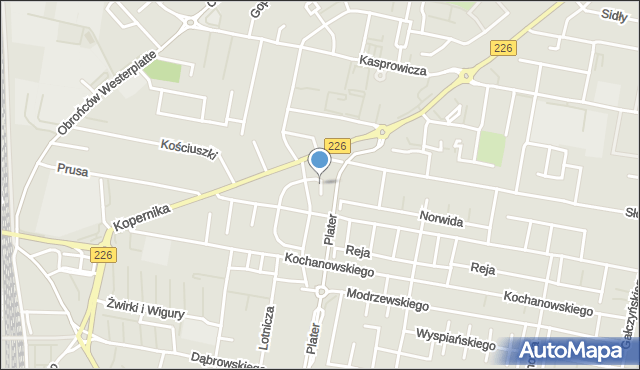 Pruszcz Gdański, Skargi Piotra, ks., mapa Pruszcz Gdański