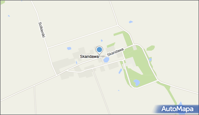 Skandawa, Skandawa, mapa Skandawa