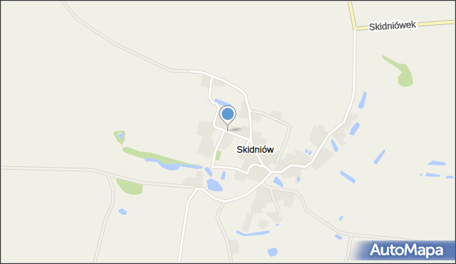 Skidniów, Skidniów, mapa Skidniów