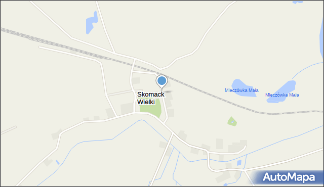 Skomack Wielki, Skomack Wielki, mapa Skomack Wielki