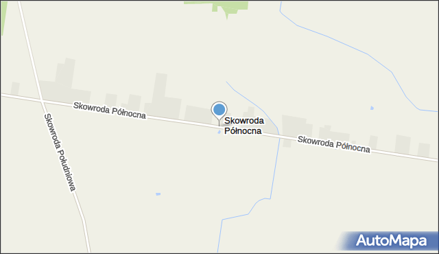 Skowroda Północna, Skowroda Północna, mapa Skowroda Północna
