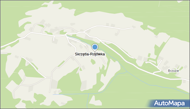 Skrzętla-Rojówka, Skrzętla-Rojówka, mapa Skrzętla-Rojówka