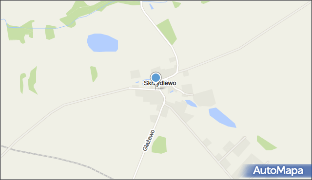 Skrzydlewo, Skrzydlewo, mapa Skrzydlewo