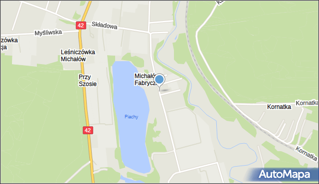 Starachowice, Składowa, mapa Starachowic