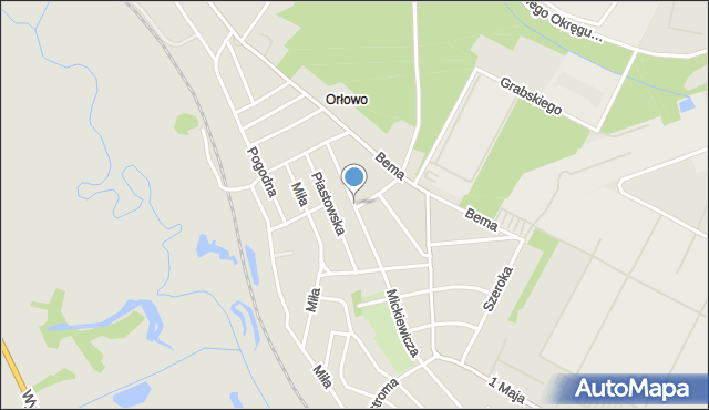 Starachowice, Skłodowskiej-Curie Marii, mapa Starachowic