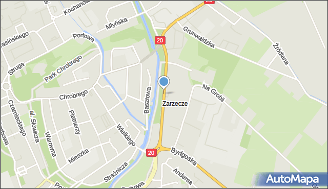 Stargard, Skłodowskiej-Curie Marii, mapa Stargard