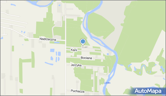 Starowola gmina Jadów, Skowronka, mapa Starowola gmina Jadów