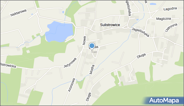 Sulistrowice gmina Sobótka, Skrajna, mapa Sulistrowice gmina Sobótka