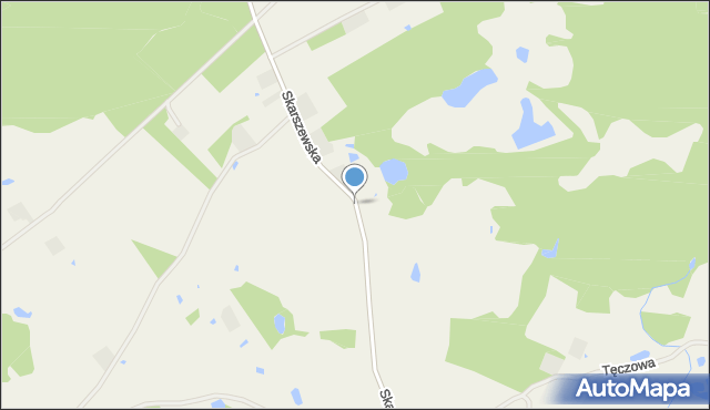 Szczodrowo gmina Skarszewy, Skarszewska, mapa Szczodrowo gmina Skarszewy