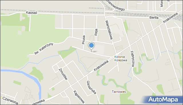 Tarnów, Skorupki Ignacego Jana, ks., mapa Tarnów