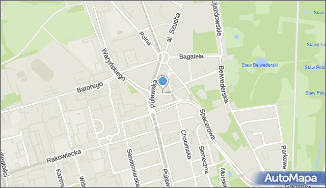 Warszawa, Skolimowska, mapa Warszawy