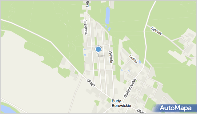Białobrzegi gmina Bodzanów, Słoneczna, mapa Białobrzegi gmina Bodzanów