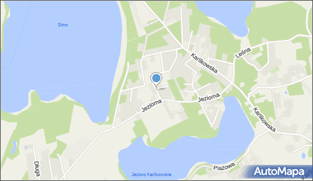 Borkowo gmina Żukowo, Słoneczna, mapa Borkowo gmina Żukowo