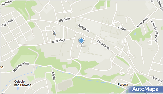 Chełmno, Słowackiego Juliusza, mapa Chełmno