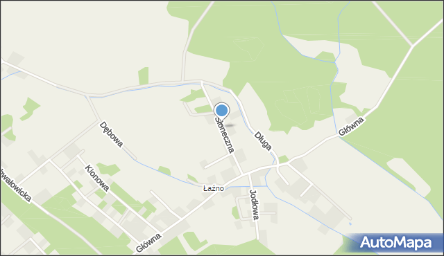 Chwałowice gmina Jelcz-Laskowice, Słoneczna, mapa Chwałowice gmina Jelcz-Laskowice