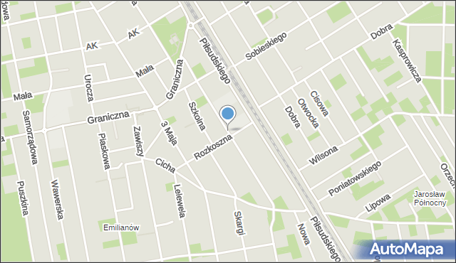 Józefów powiat otwocki, Słoneczna, mapa Józefów powiat otwocki