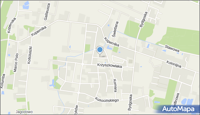 Niemcz, Ślusarskiego Tadeusza, mapa Niemcz
