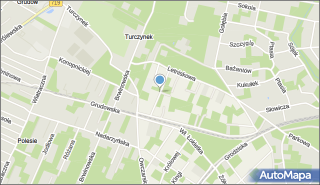 Owczarnia gmina Brwinów, Słoneczna, mapa Owczarnia gmina Brwinów