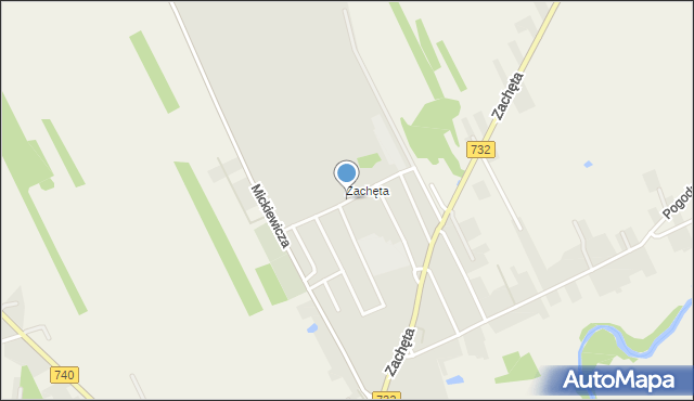 Przytyk, Słowackiego Juliusza, mapa Przytyk