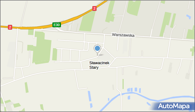 Sławacinek Stary, Sławacinek Stary, mapa Sławacinek Stary