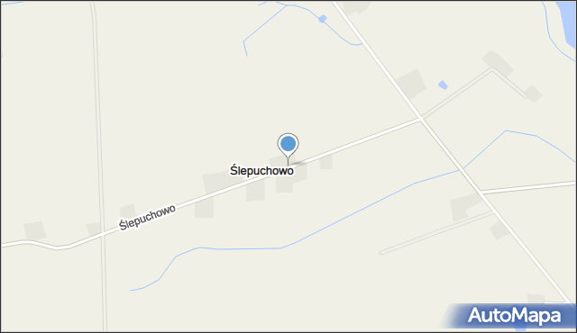 Ślepuchowo, Ślepuchowo, mapa Ślepuchowo