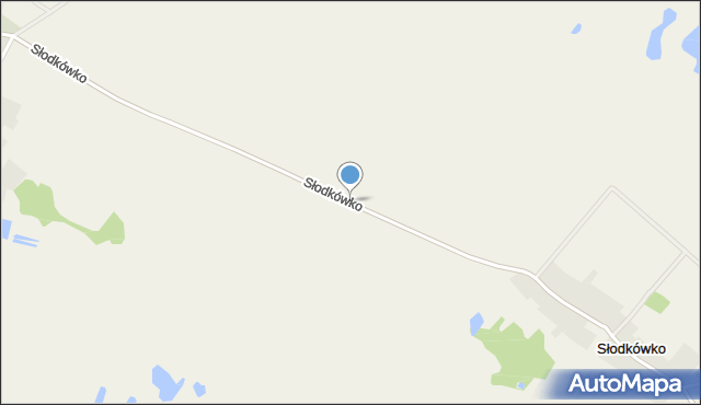 Słodkówko, Słodkówko, mapa Słodkówko