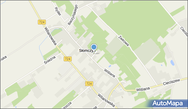 Słomczyn gmina Konstancin-Jeziorna, Słomczyn, mapa Słomczyn gmina Konstancin-Jeziorna