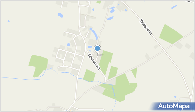 Stara Kiszewa, Słoneczna, mapa Stara Kiszewa