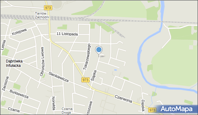 Tarnów, Śląska, mapa Tarnów