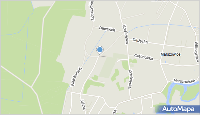 Wrocław, Ślebodzińskiego Władysława, mapa Wrocławia