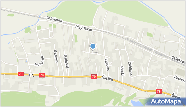 Zabierzów powiat krakowski, Słoneczna, mapa Zabierzów powiat krakowski