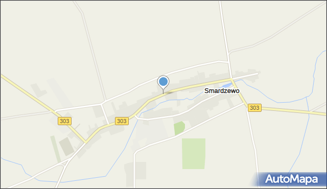 Smardzewo gmina Szczaniec, Smardzewo, mapa Smardzewo gmina Szczaniec