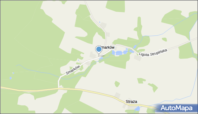 Smarków, Smarków, mapa Smarków