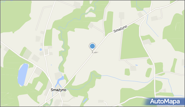 Smażyno, Smażyno, mapa Smażyno