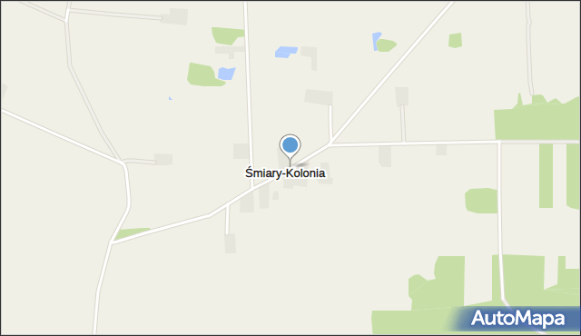 Śmiary-Kolonia, Śmiary-Kolonia, mapa Śmiary-Kolonia