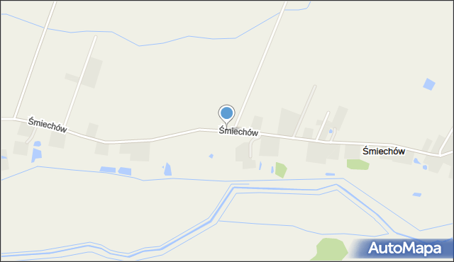 Śmiechów, Śmiechów, mapa Śmiechów