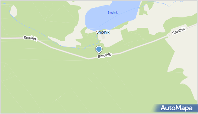 Smolnik gmina Kaliska, Smolnik, mapa Smolnik gmina Kaliska