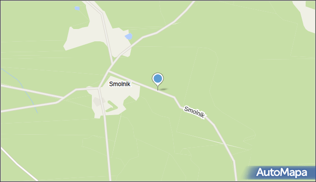 Smolnik gmina Świętajno, Smolnik, mapa Smolnik gmina Świętajno