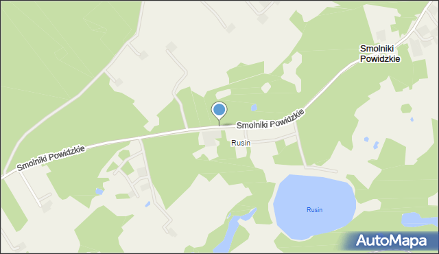 Smolniki Powidzkie, Smolniki Powidzkie, mapa Smolniki Powidzkie