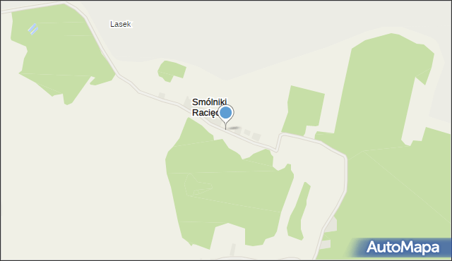 Smólniki Racięckie, Smólniki Racięckie, mapa Smólniki Racięckie