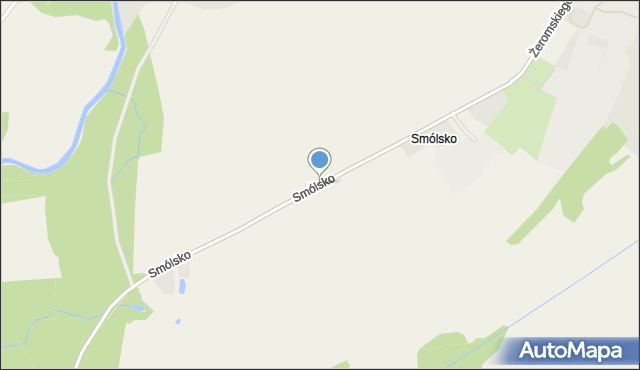 Smólsko gmina Resko, Smólsko, mapa Smólsko gmina Resko