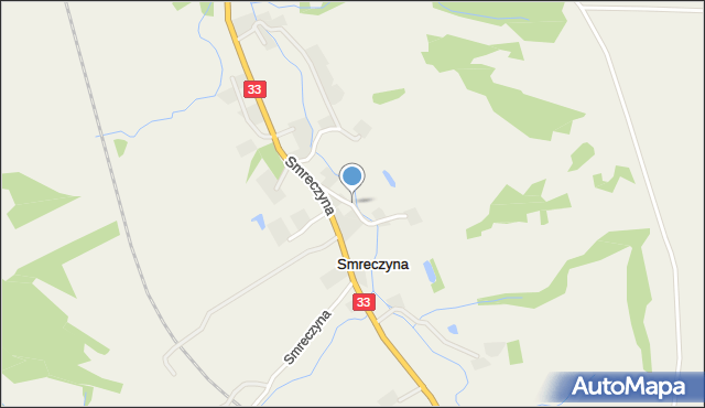 Smreczyna, Smreczyna, mapa Smreczyna